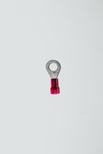 22-18 Awg Nylon Insulated 1/4 Inch Stud Ring Terminal 1,000/Bulk Pkg. 