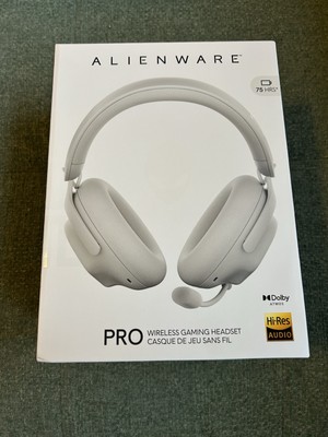 Alienware Pro Wireless Gaming Headset - White / Lunar Light