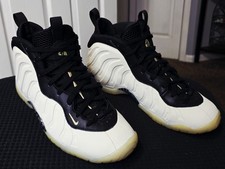 Nike Little Posite One Foamposite Light Orewood Used Size 5.5Y FQ1930-001