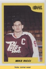 1989-90 7th Inning Sketch Peterborough Petes Mike Ricci #183 READ sq1
