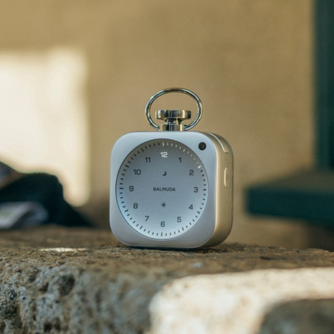 BALMUDA The Clock DSC01-SV Silver Alarm Clock Bluetooth Wi-Fi