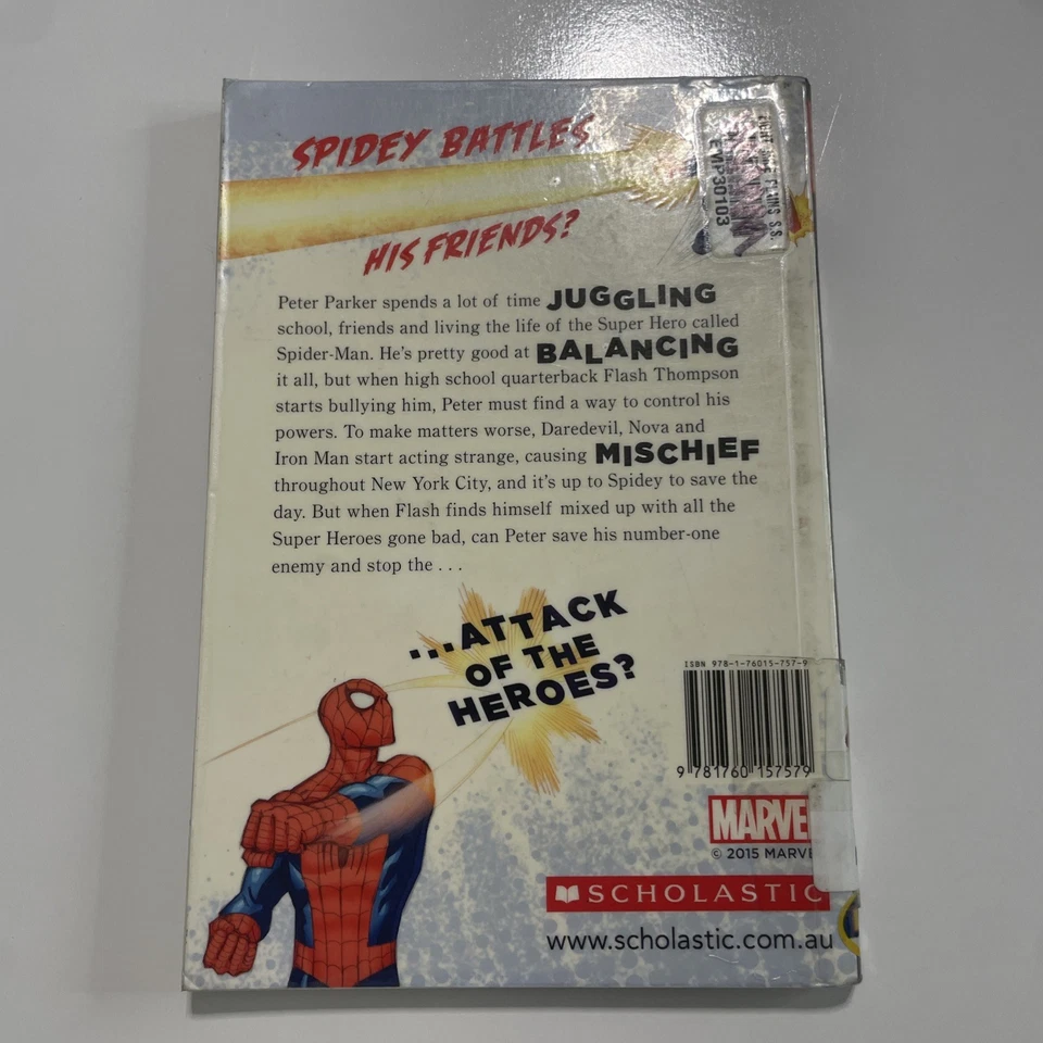 Spider-Man Attack Of The Heroes Marvel Chapter Book Daredevil - image 2 of 4