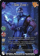 UniVersus Mortal Kombat X Starter Pack Sub-Zero Exclusive * 154