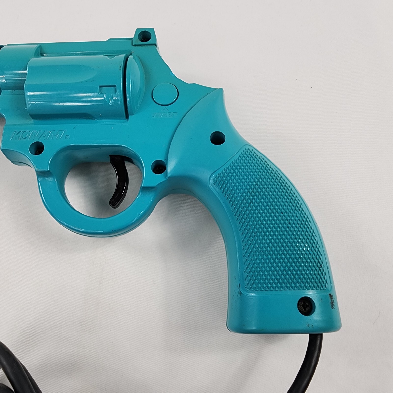 Vintage 1993 Konami The Justifier Sega Genesis Light Gun Blue Lethal Enforcers B eBay