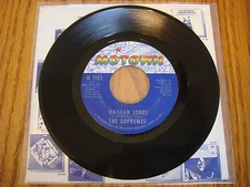 Vintage 45 RPM The Supremes Nathan Jones & Happy (Is A Bumpy Road) Motown