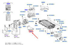Conduit d'admission de couvercle de batterie HV LEXUS UX G92E147040 NEUF