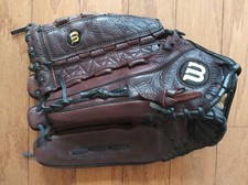 Wilson A710 14in Glove LHT A0712 14 Softball ECCO Leather Left Hand Throwing