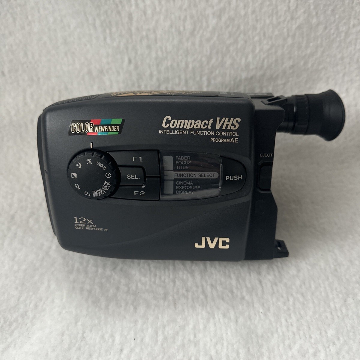 VHS-Cビデオカメラ 1984/昭和59/Victor/GR-C1/VIDEO MOVIE/当時世界最小最軽量の