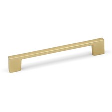 Brushed Brass Kitchen Cabinet Handle 128mm 160mm 320mm Gold Cupboard Drawer Pull