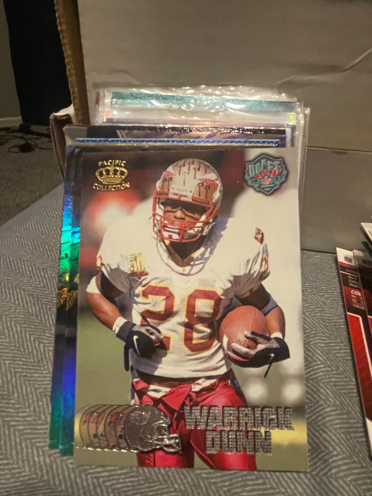 1997 Pacific Silver #431 Warrick Dunn SILVER RC FSU BUCCANEERS!