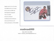 Dirk Graham Chicago Blackhawks AUTOGRAPH AUTO SIGNED INDEX HOCKEY CARD 100% COA