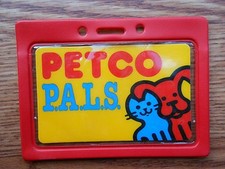 Work ID Badge Holder Horizontal ID Card Holder Clear Plastic ID Holder Red