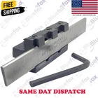 Lathe Adjustable Type Parting Cut Off Tool Holder 10mm Shank With 3/4" HSS Blade
