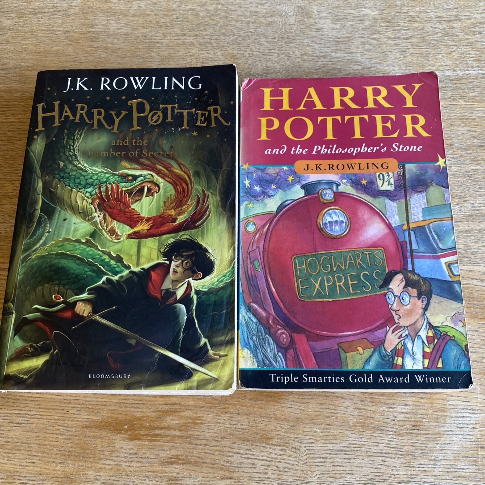 Harry Potter Book Bundle Philosopher's Stone,  Chamber Of Secrets - Paperbacks