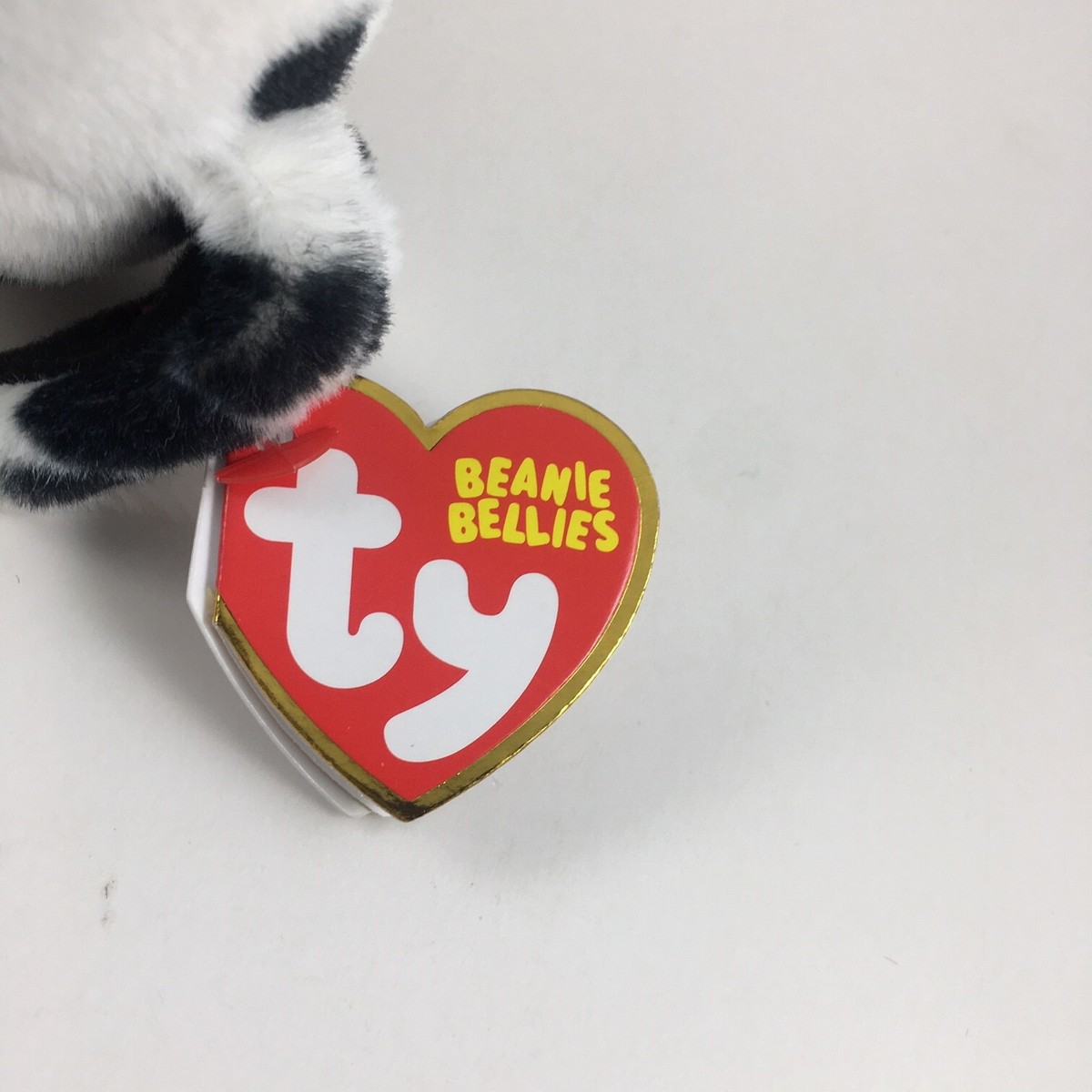 Ty Beanie Bellie Rowdy – Perro Dálmata De Peluche De 6 Pulgadas, Súper Suave Con Placa De Corazón Ty Y Poema Personalizado, Coleccionable Y Regalo Ideal