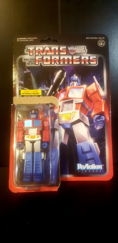 Transformers Leader Optimus Prime Super7 ReAction 3.75