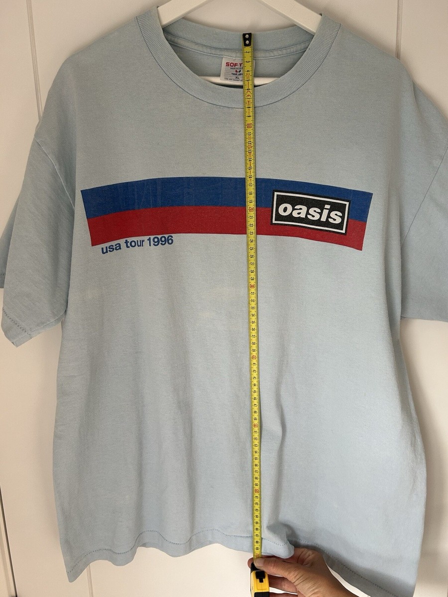 Tシャツ・カットソー HUECLOSET Oasis Tour 1996 Short Sleeve T Shirt s-l1200.jpg