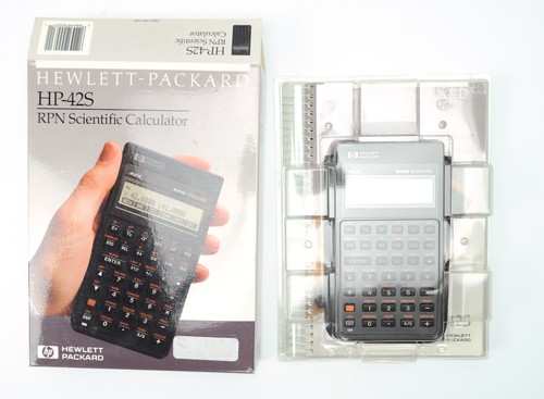 Rare HP 42S Hewlett-Packard RPN Scientific Calculator w/ Box, Cover, and Manual - Picture 7 of 14