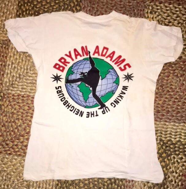90年代Bryan Adams Tシャツ WAKING UP THE WORLD Vintage Bryan Adams T-Shirt Waking Up The World Tour 92