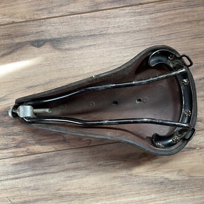 Selle de vélo cuir vintage - Équipements vélos