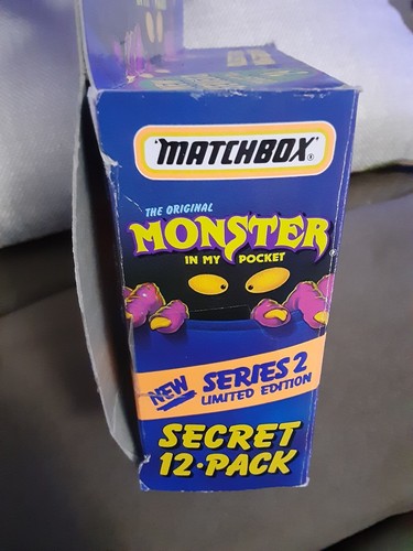 Vintage Matchbox Monster In My Pocket 12 Pack Original Box Blue Dragon MIMP 1990 - Picture 6 of 11