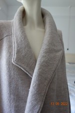 Womens Fenn Wright Manson Oatmeal Colour Wool Coat Size 14
