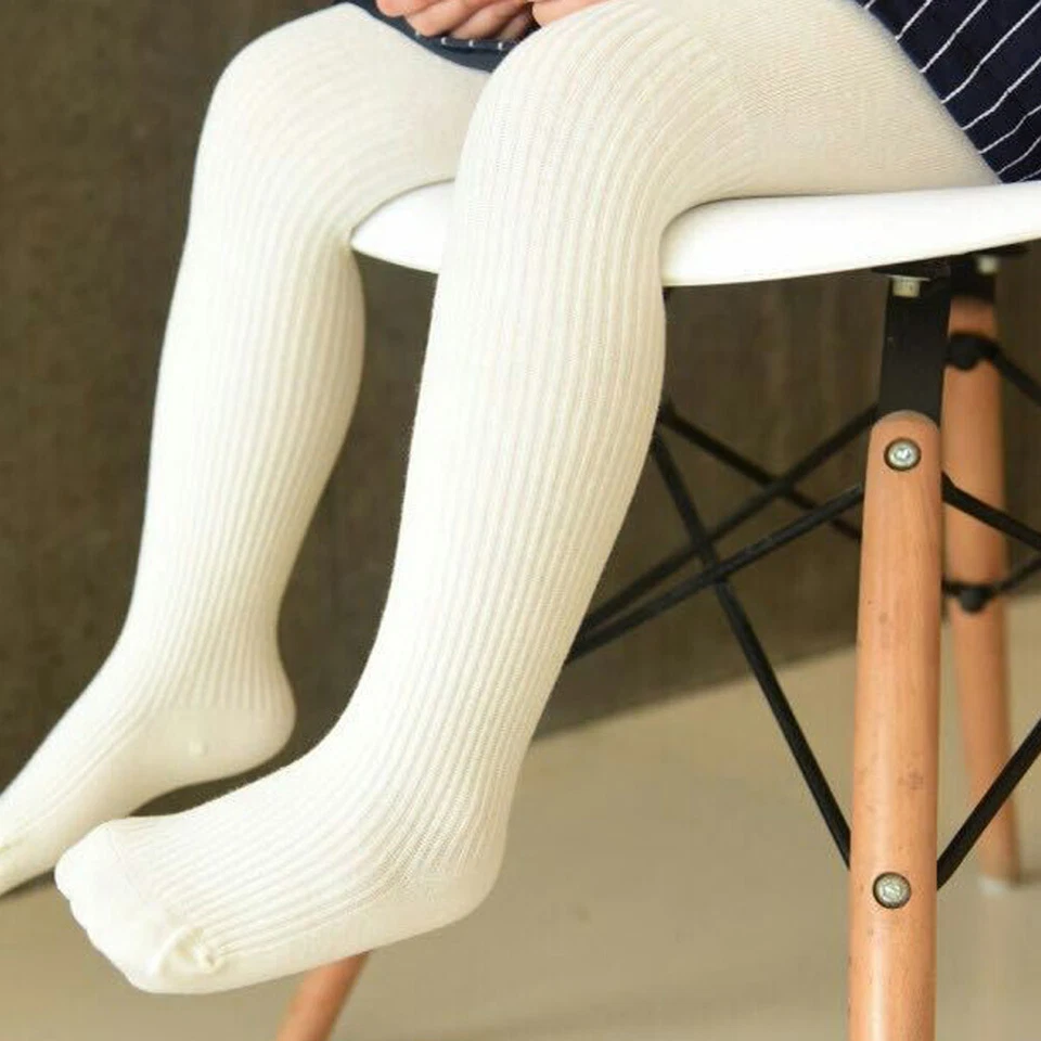 Bebé Niños Niñas Algodón Cálido Medias Suave Elástico Pantimedias Ballet Danza Pantalones Foto 2 de 4