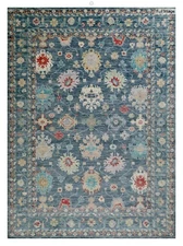 Tremendous Tribal - Transitional Oriental Rug - Turkish Oushak - 10.2 x 14 ft.