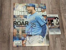 Eric Hosmer Signed Sports Illustrated JSA COA 6/1/15 2015 NO LABEL NL SI Royals