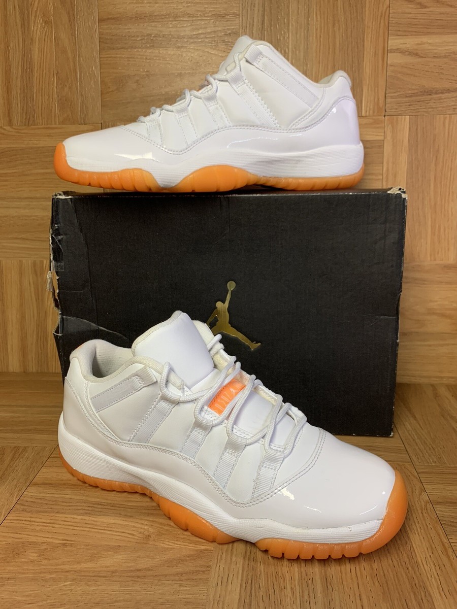 RARE🔥 Nike Air Jordan XI 11 Retro Citrus Orange Sz 7Y