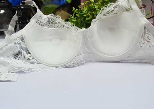 Reggiseno donna taglie forti completo ferretto non imbottito pizzo trasparente minimizzatore EF - Foto 41 di 44