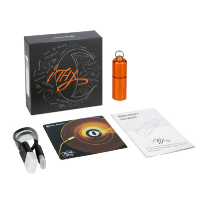Olight iTHX Pumpkin Orange Rechargeable Keychain EDC Flashlight