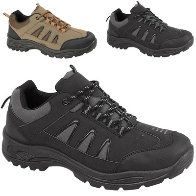 Mens Hiking Trekking Lace Up Trail Trainers Walking Boots Sizes UK 7 8