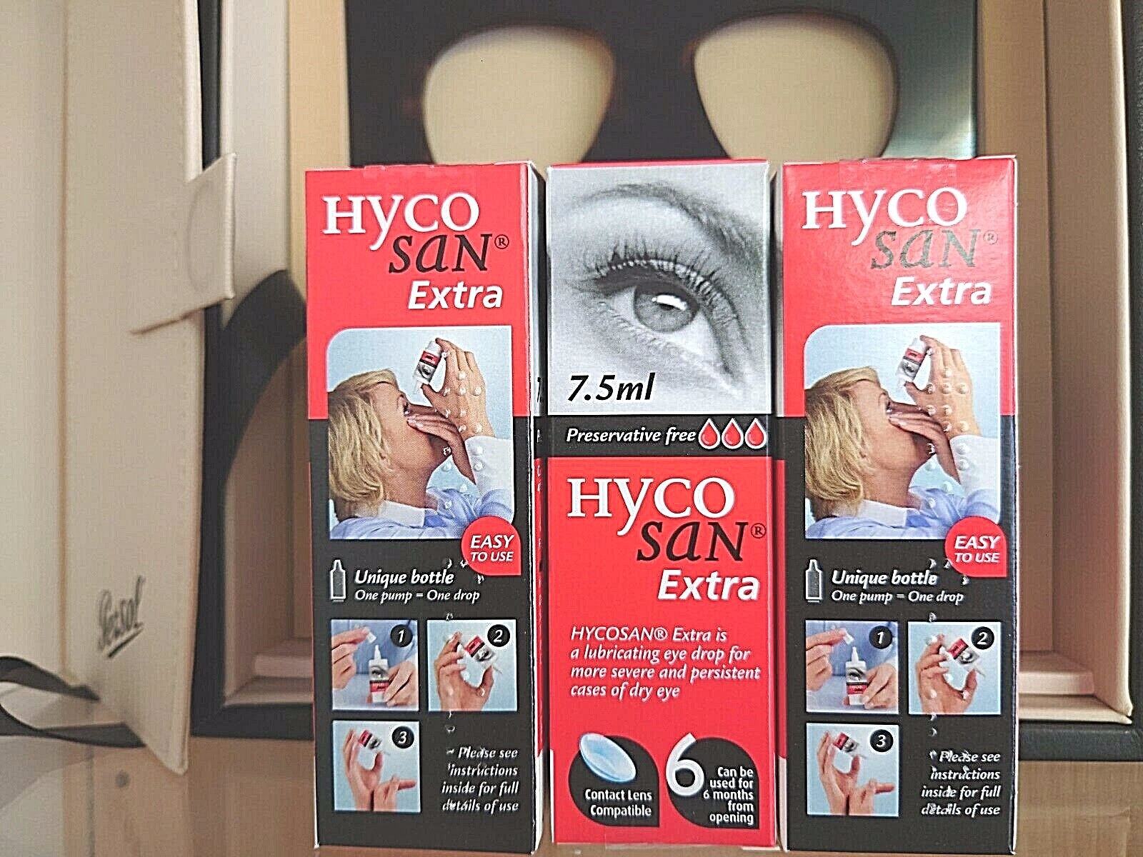 Hycosan Extra 3x pack Preservative Free DRY Eye Drops RECOMMENDED BY ...