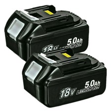 2X 18V 5.0Ah  For Makita LXT Li-Ion BL1830 BL1850 BL1860 BL1815 Battery