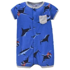 Sharks Spring / Summer One Piece Romper