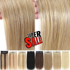 Extension Capelli Umani Veri 100% Clip In Remy Volume Pad Capelli Imbottitura Topper