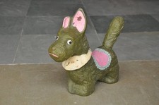 Vintage Fine Green Celluloid Dog Figurine , Japan