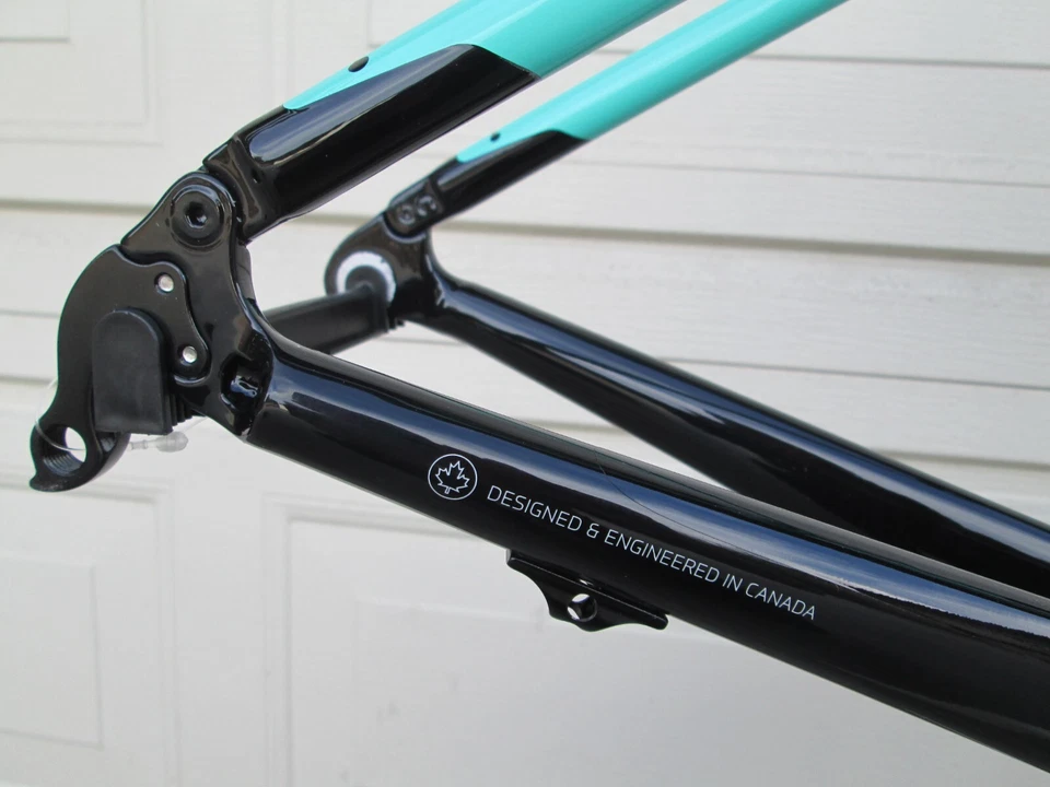 Road Bike  Argon 18 GO Carbon Frame Set XX Small Black Mint Green Bicycle 1006AK - Image 4 of 4