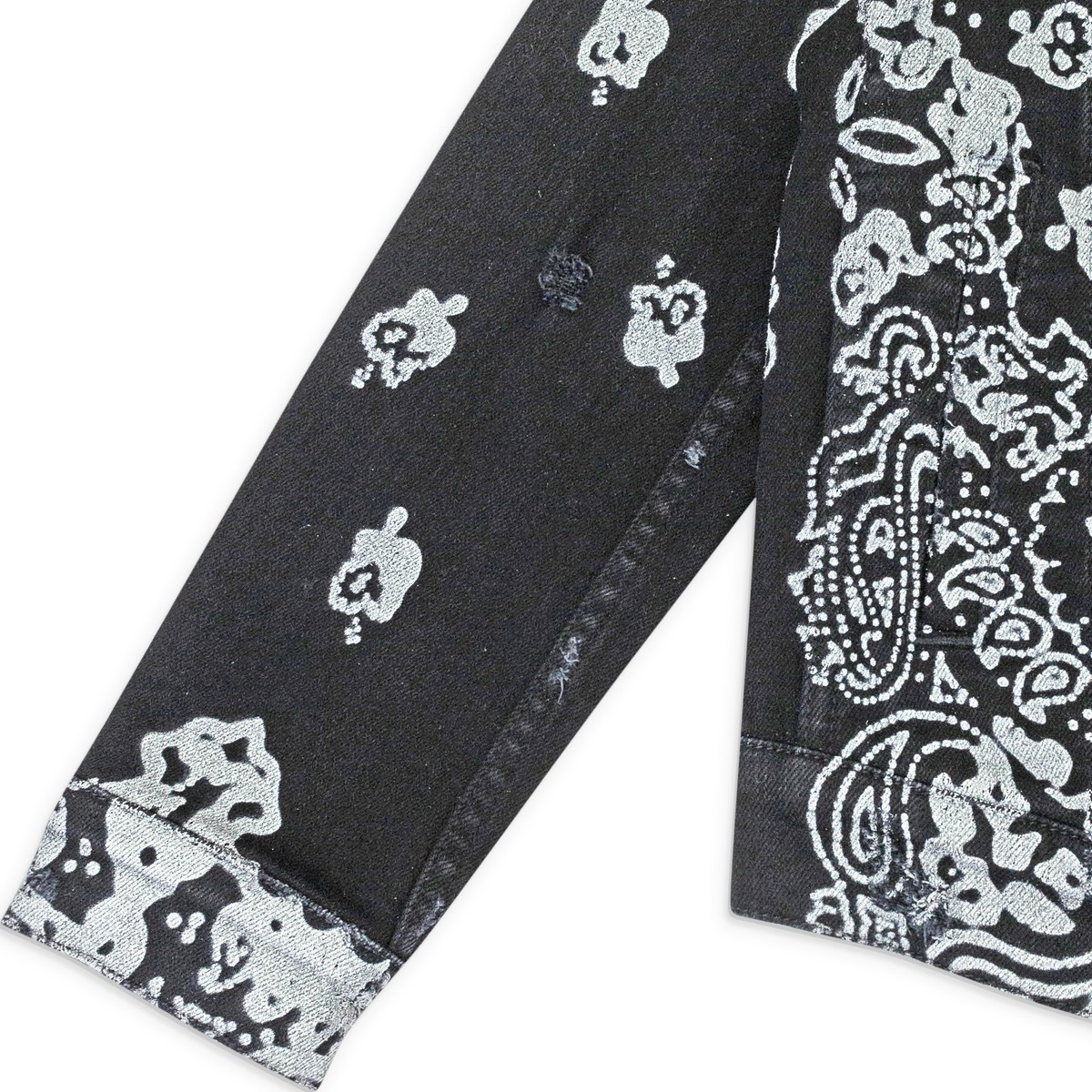 【関税込み】AMIRI ブラック Bandana ミニワンピース Bandana-printed halterneck cotton minidress in black - Amiri