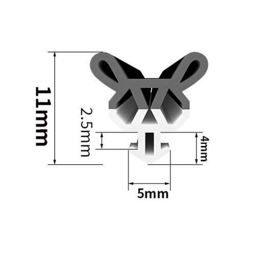 4M Flexible Weather Stripping Soundproof Door Draft Stopper Weatherstrip - Picture 13 of 13