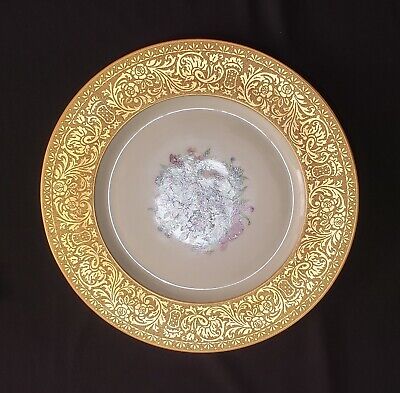 H&C Heinrich & Co Selb Bavaria Gold Dinner Plate 11 H&C Heinrich & Co Selb Bavaria Gold Dinner Plate 11
