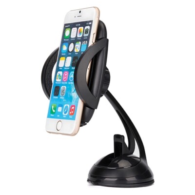 Car Mount Dash Windshield Holder Cradle Swivel Dock Suction for Smartphones