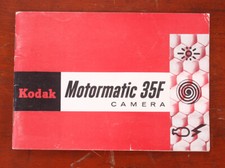 KODAK MOTORMATIC 35F INSTRUCTION BOOK, WATER DAMAGE/186185