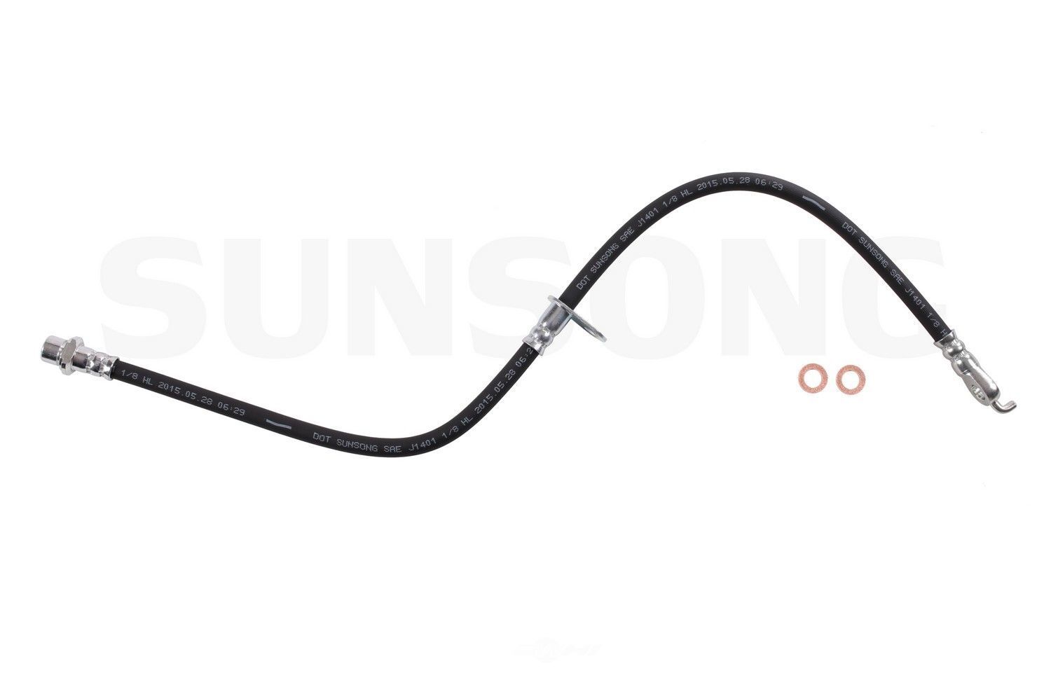 Brake Hydraulic Hose Front Right Sunsong North America 2202987 | eBay