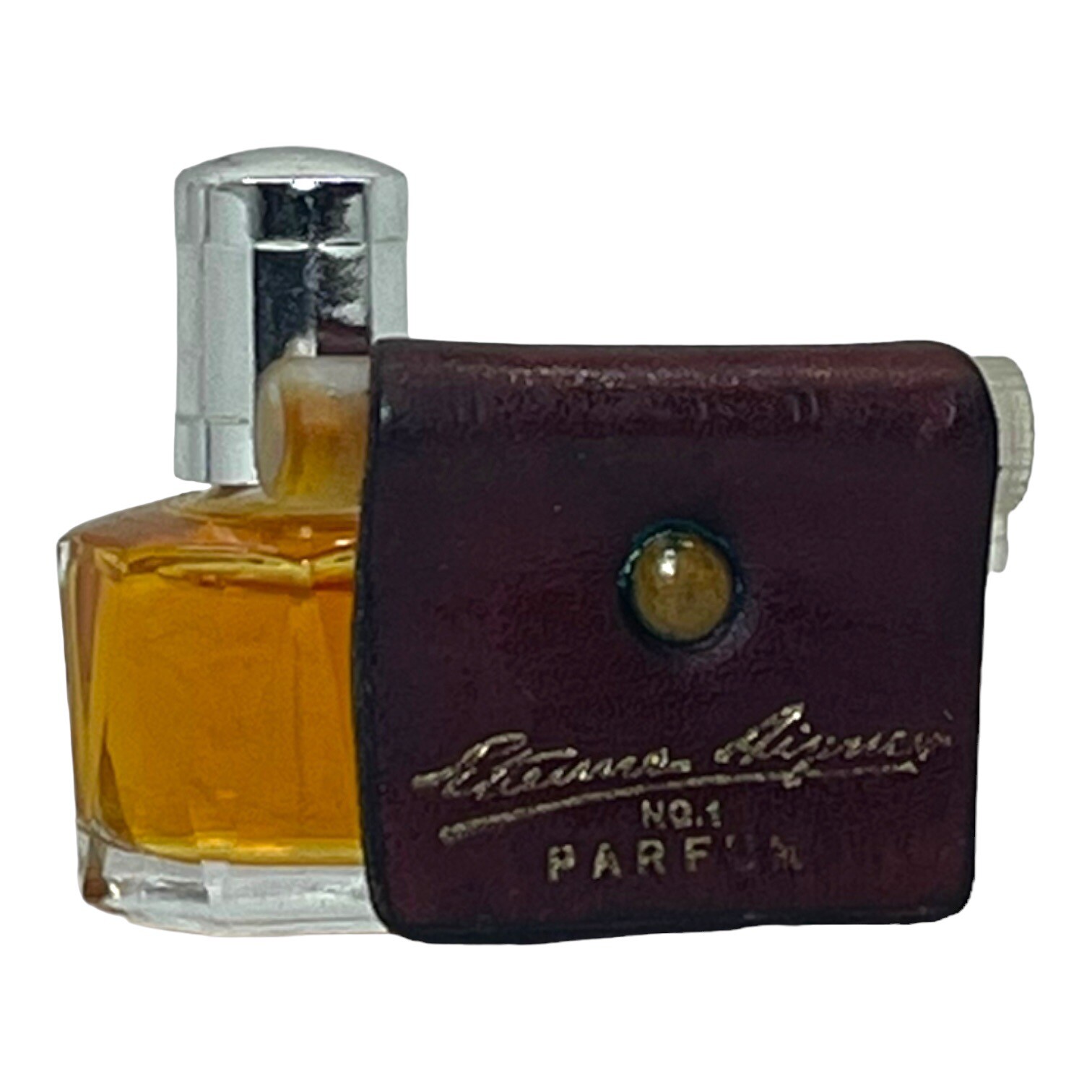Vintage 50s 60s ETIENNE AIGNER Handmade Leather Perfume Holder Travel No. 1 RARE image 2