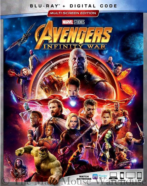 Authentic Marvel Avengers Infinity War Blu-ray & Digital Copy Code