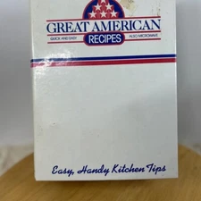 Vintage Great American Recipes Cookbook