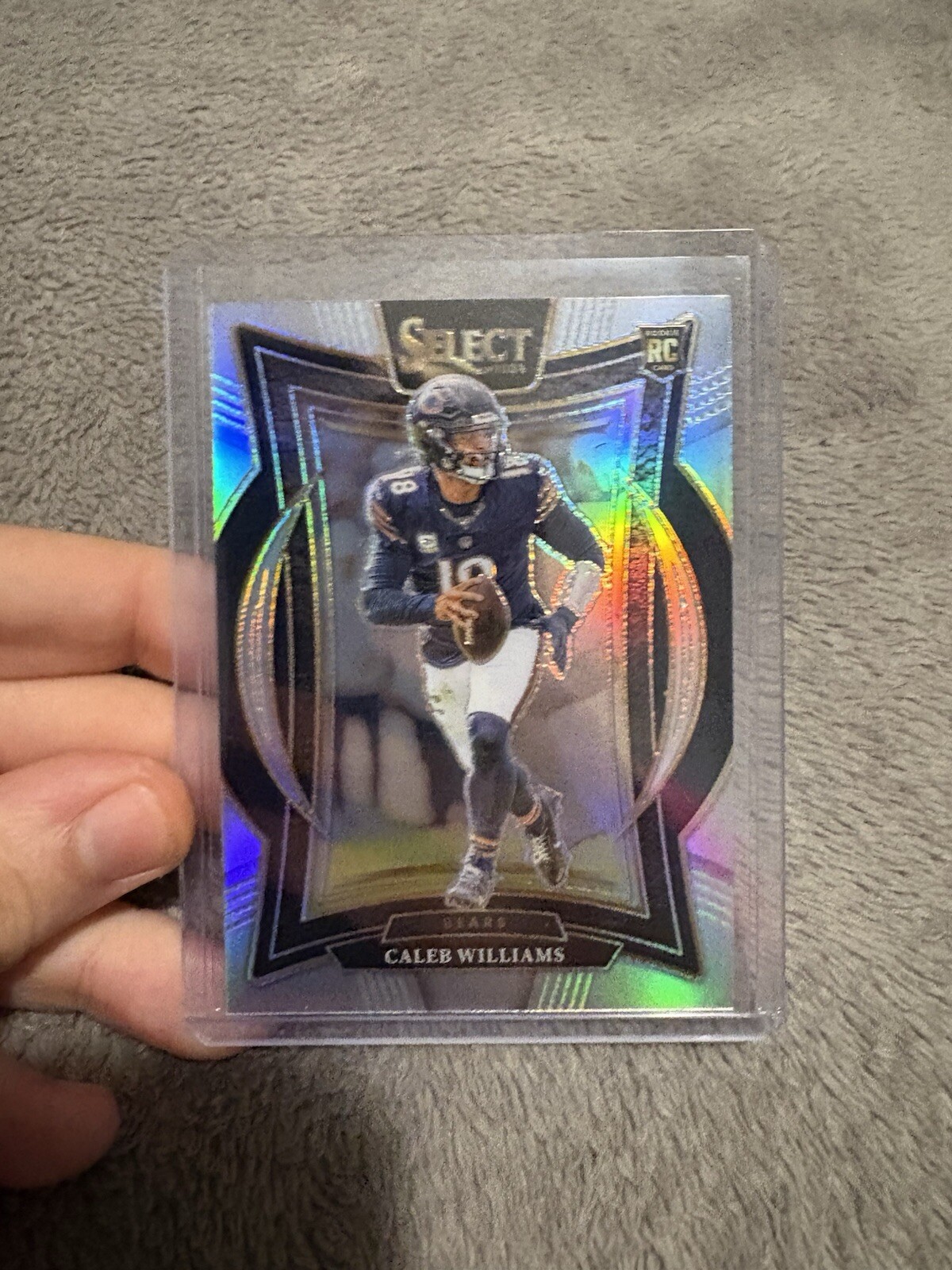 Caleb Williams 2024 Panini Select Concourse Silver Prizm #25 Rookie RC Bears