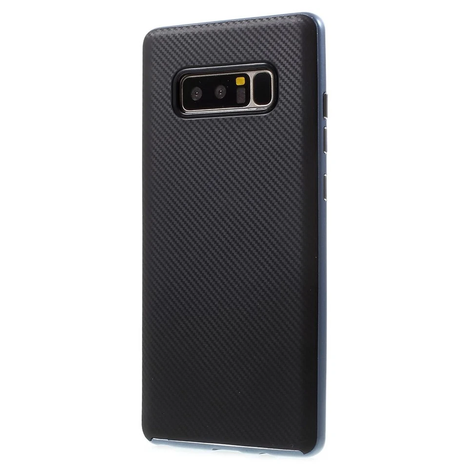 Xiaomi Redmi Note 4X Custodia Cover per Cellulare Protezione Astuccio Carbon Blu - Immagine 4 di 4